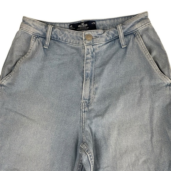 Hollister Ultra High-Rise Dad Cargo Jean Vintage Stretch 27R - Picture 8 of 16